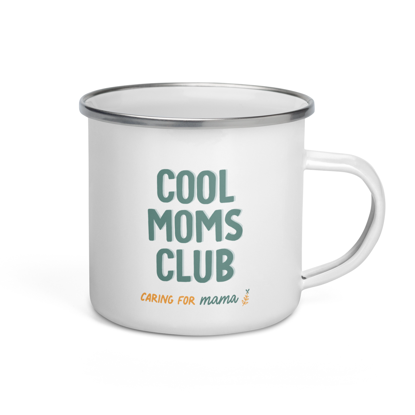 Cool Moms Club Enamel Mug