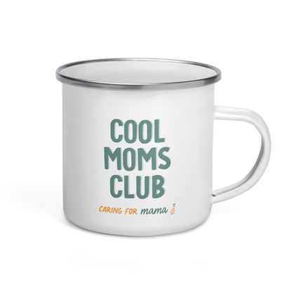 Cool Moms Club Enamel Mug